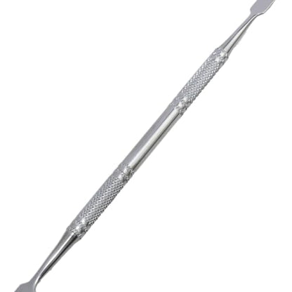 Stainless Steel lab Mini Double-Ended Spatula Double-Ended Spatula semi-Miniature Spatula Cone Arrow end 7.08 inches Flat end 2pcs