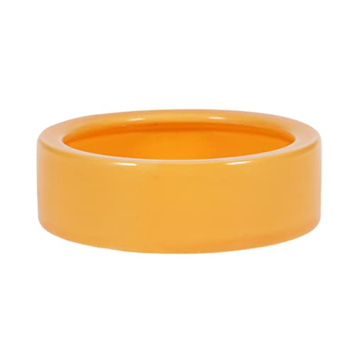 Garneck Crawler Crawling Pet Feeding Bowl Orange Shrimp Food Basin Design for Fish and Reptiles Non-Escape Feeder Dish