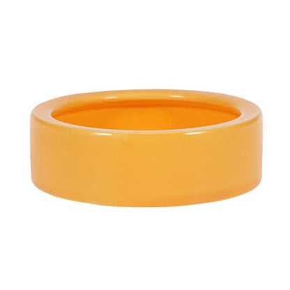Garneck Crawler Crawling Pet Feeding Bowl Orange Shrimp Food Basin Design for Fish and Reptiles Non-Escape Feeder Dish