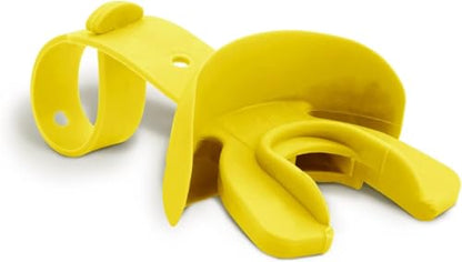 Vettex DoubleGuard Youth Mouth Guard with Lip Protection, Yellow | Football, Lacrosse, MMA, Boxing, Adjustable Helmet Strap, Braces Friendly, 2 Breathing Channels, NCAA & NFHS Certified - color: Yellow