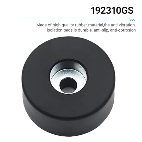 4PCS 192310GS Anti Vibration Rubber Feet Pads Bumper for Air Compressors, Generators Pressure Washers –Isolation Mounts Compatible with Coleman Powermate 094-0026 Sanborn E106661, Husky Fini D091007