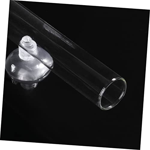 BESPORTBLE Transparent Glass Shrimp Feeding Tube Set Feeder Tray for Aquarium Durable and Reliable Glass Design Convenient Feeding for Fish and Shrimp Easy to Install