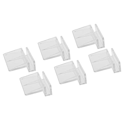 Abaodam 10Pcs Transparent Fish Tank Cover Bracket Durable Plastic Aquarium Support for Tanks for Tropical Fish Aquariums and Home Decor
