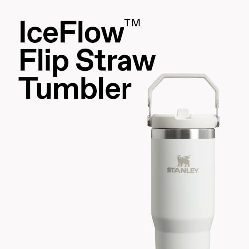 STANLEY IceFlow 2.0 Flip Straw Tumbler, 40 oz, Chalk - color: Chalk, size: 40 Ounces
