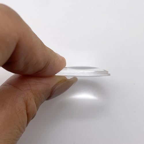 Double Convex Lens - 29mm Diameter, 45mm Focal Length, Optical biconvex Lens for Physics Experiments, Photography, Magnifying, and DIY Projects - Pack of 5pcs (29mm x H5.4mm x F45) - size: 29mm x H5.4mm x F45