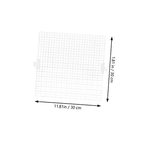 BESPORTBLE 8pcs Fish Tank Divider Panel Isolation Grid for Aquarium Multi-Grid Design for Safe Fish Separation and Easy to Install for Breeding and Isolation Needs