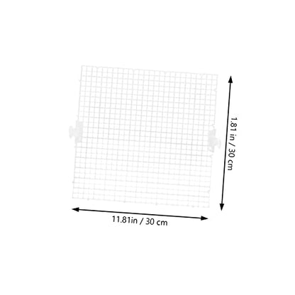 BESPORTBLE 8pcs Fish Tank Divider Panel Isolation Grid for Aquarium Multi-Grid Design for Safe Fish Separation and Easy to Install for Breeding and Isolation Needs