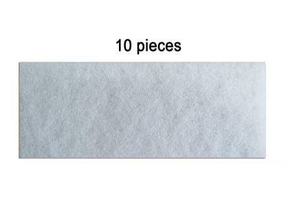 Aquarium Filter Box, Fish Tank Filter Waterfall Flow Fliter Box, Fountain Pump, High Lift Submersible Water Pump, Hydroponics, Filter Accessories, Filter Media (Filter cotton 10 pieces)