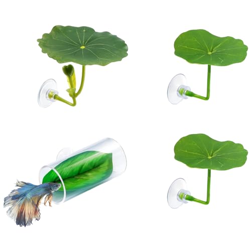 CZFSWT 4PCS Betta Hammock Set, Betta Tank Accessories, Fish Hammock Suitable for Fish Farmers, Aquarium Enthusiasts and First-Time Breeders