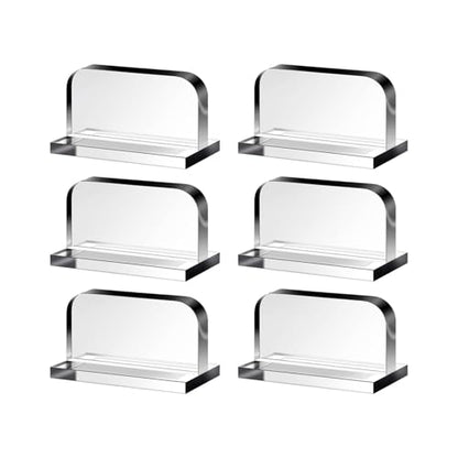 6X Aquarium Tank Lid Handles Easy to Install Portable Sturdy Fashion Tank Lid Handles Replacement Transparent