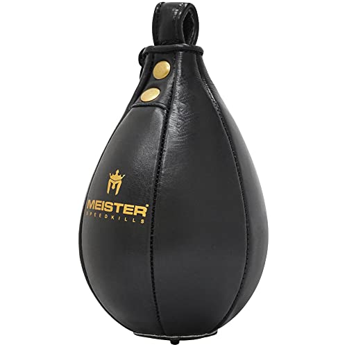Meister SpeedKills Leather Speed Bag with Lightweight Latex Bladder - style: Small (7.5" x 5") (19 cm x 12.7 cm)
