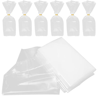 50pcs Small Fish Transport Bags with Gusseted Bottom, Aquatic Shipping Live Fish Containers, Oxygen Packaging Bags for Aquarium and Shrimp Transport