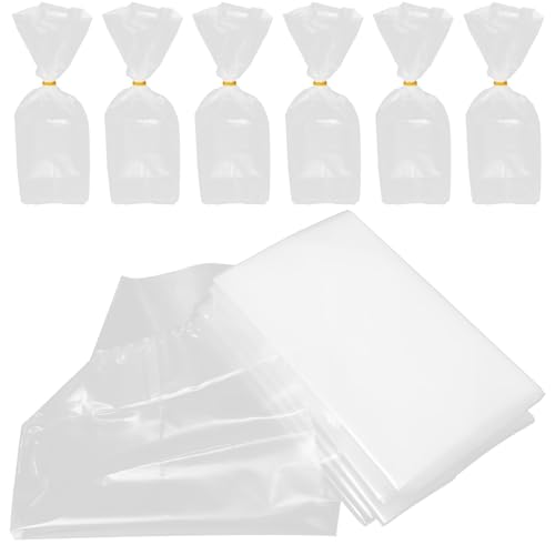 50 Pack Live Fish Transport Bags with Oxygen, Small Plastic Packaging Bags 20x35x12cm for Aquarium, Shrimp, and Ornamental Fish Shipping and Handling