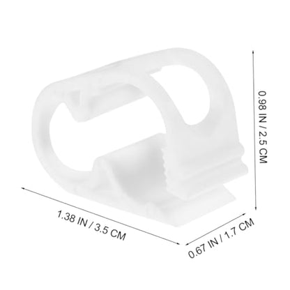 Ciieeo 12pcs Silicone Tubing Clamps for Water Flow Control Laboratories Infusion Bottle Tube Clips for Hose Shut off and Garden Use