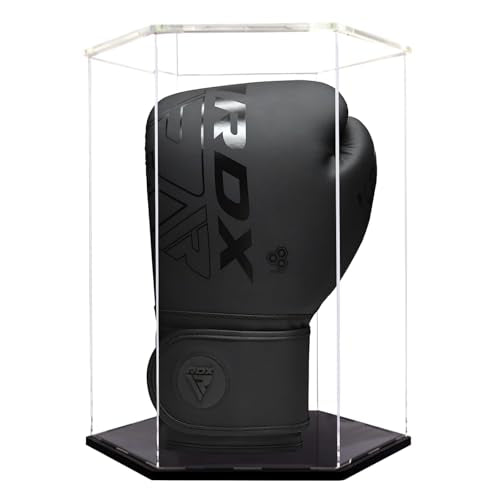 Boxing Glove Display case , Boxing Glove Display Box, Transparent Acrylic Glove Display case , for displaying and Collecting Boxing Gloves (11x9.8x13.4 inches)
