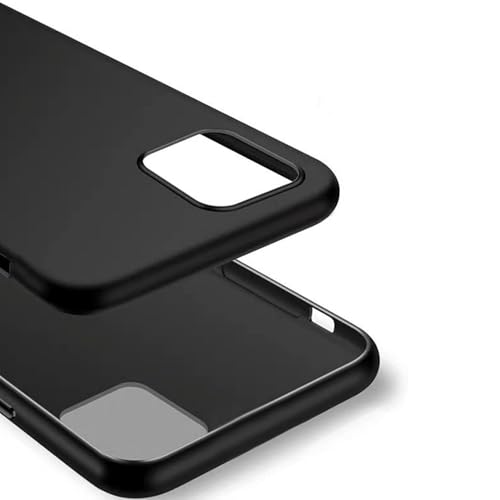 for Unihertz 8849 Tank 2 Pro Case with [360° Rotation Ring Kickstand], Anti-Scratch Soft Silicone Phone Case for Unihertz 8849 Tank 2 Pro, Shockproof Cover - Black