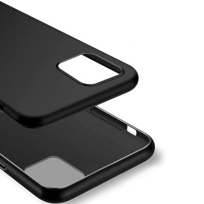 for Unihertz 8849 Tank 2 Pro Case with [360° Rotation Ring Kickstand], Anti-Scratch Soft Silicone Phone Case for Unihertz 8849 Tank 2 Pro, Shockproof Cover - Black