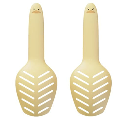 2 Pcs Hamster Poop Scooper & Sand Shovel – Sand Sifter for Bedding, Litter & Sandbox Cleaning – Pet Cleaning Tool for Small Animals