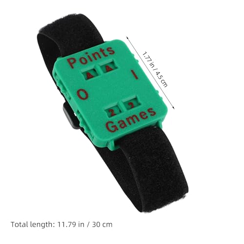 Golf Score Counter Watch, Manual Golf Score Counter - Plastic Compact Watch Stroke Keeper - Manual Dial Indicator, Green