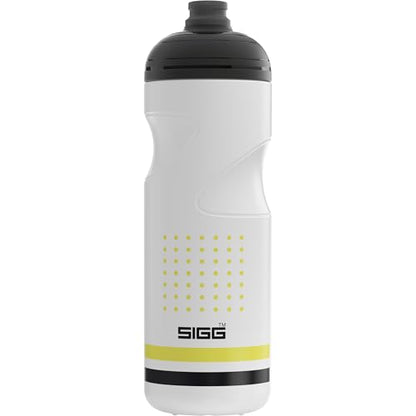 Sigg Pulsar White Bike Water Bottle (0.75 L), Leakproof Cycling Bottle, Super Lightweight and BPA-Free Sports Bottle with SureSnap® Valve - color: White