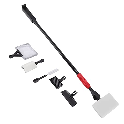 ZJchao Aquarium Cleaning Tools, 6 in 1 Fish Box Cleaning Kit Aquarium Cleaner Glass Cleaner Adjustable Long Handle Fish Box Brush Set for Saltwater Freshwater