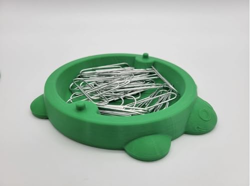 Cute Sandbox Turtle with removable lid | Desk Bin Organizer | Turtle Pet Feeder | Fish tank accessories | Feed Hamsters and Gerbils (Rainbow, 4 Inch)