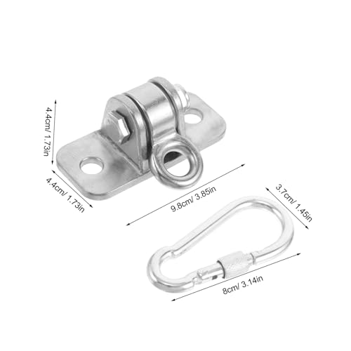 TOYANDONA 1 Set Heavy Duty Hooks for Hammock Chair Versatile Ceiling Mount Hanger Kit for Use for Playground Swings Suspension and More