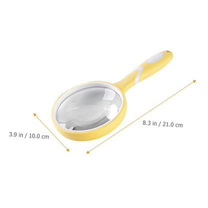 Portable Handheld Magnifier Sturdy Reading Magnifier for Boys and Girls and Elderly Home Tool