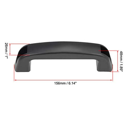 uxcell Plastic Pull Handles 130mm Hole Centers for Luggage Mechanical Equipment 2Pcs
