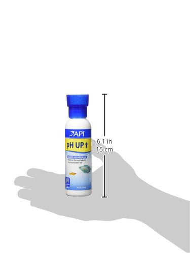 API pH UP Freshwater Aquarium Water pH Raising Solution for fish,4-Ounce Bottle, Brown - size: 4 oz