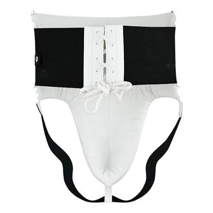 PFG Winning Groin Protectors - Boxing MMA Muay Thai Training Protection - color: White, size: Large-X-Large