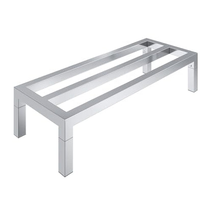 36" Long x 14" Wide | Height: 8" Off The Floor Aluminum Dunnage Rack | Storage in Restaurant, Kitchens and Garages and More! - size: 36" Long x 14" Wide | Height: 8" Off The Floor