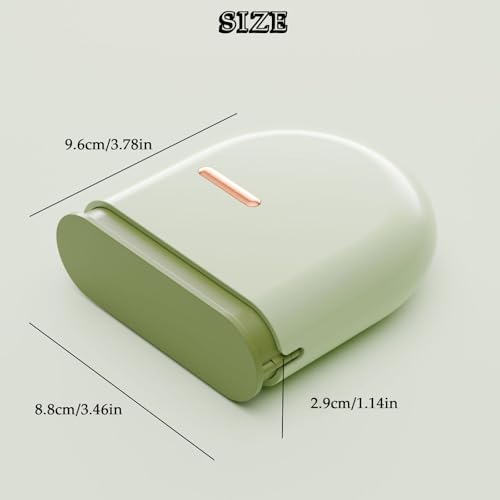 Dental Retainer Case, Pull-Out Invisible Mouthguard Case, Portable Denture Cleaning Organizer with Vent Holes (Green) - color: Green