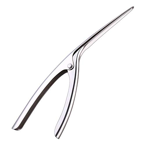 Shrimp Deveiner Tool with Ergonomic Handle - 2-in-1 Prawn Cleaner & Seafood Peeler Knife for Kitchen, Restaurants, BBQ - Dishwasher Safe Shellfish Cleaning Tool