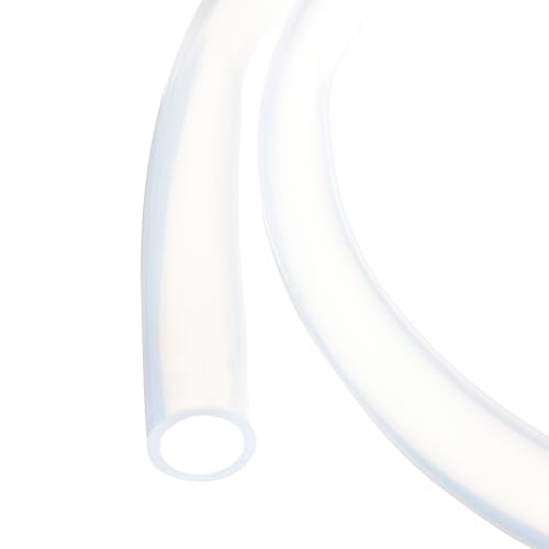 1m(3.3ft) 16mm(5/8") ID x 21mm(0.83") OD Silicone Tubing Clear Industrial Plastic Tubing Pure Silicone Hoses for Pump Siphoning Draining Irrigation Brewing - color: Clear, size: 5/8" x 0.83"