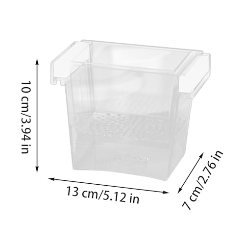 Fish Hatching Container - Floating Fish Breeder Box for Aquarium, Isolation & Hatchery Tank | Fish Nursery Box, Divider Incubator Container for Betta Fry Guppy Angelfish Acclimation & Feeding - color: Square