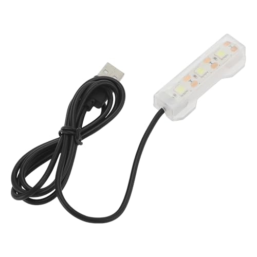 Mini Aquarium Lamp, USB Aquarium Light, LED Desktop Fish Tank Light, Small Decoration Aquarium Light, Aquarium Accessories, Red Light - color: Red