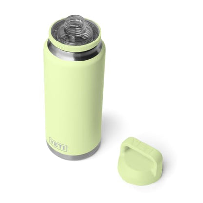 YETI Rambler 36 oz Bottle, Vacuum Insulated, Leakproof, Stainless Steel with Chug Cap - color: Grasshopper