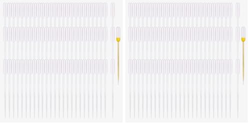 350PCS 0.5ML Thin Plastic Transfer Pipettes Disposable Eye Dropper for Aromatic Mixture (Pack of 2) - size: 0.5 ml (Pack of 2)