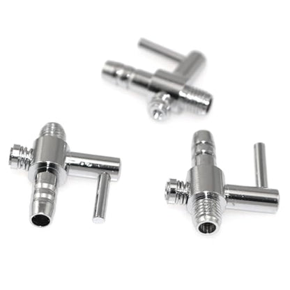 10PCS Airflow Unidirectional Threaded Control Valve Metal Valve Aquarium Air Pump Accessory AD-01A 25mm for Fish Room Air Systems for Hydroponics Aquariums and Aquaculture