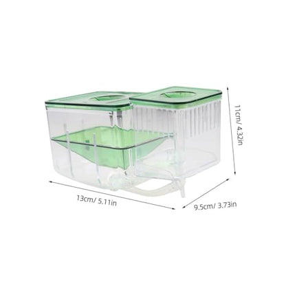 VOSAREA Self Guided Isolation Box for Fish Breeding Transparent Hatching Tank for Aquarium Protects Newborns Fish from Aggressive Species Fry Box for Enhanced Survival Rates
