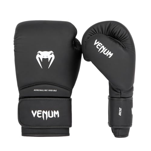 Venum Contender 1.5 Kids Boxing Gloves - color: Black/White, size: 8-Ounce