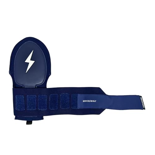 BRUCE BOLT Original Series Sliding Mitt - color: Navy Blue, size: Youth