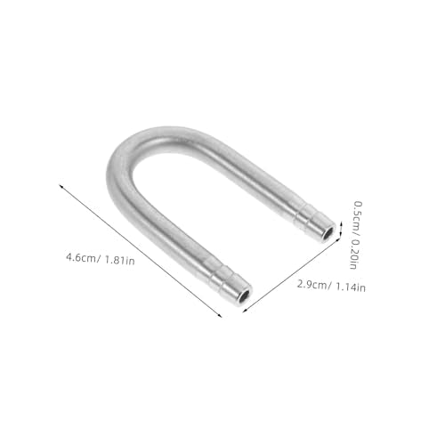 Stainless Steel u Shape Tube Connector for Aquariums Stainless Steel Hose Fittings for Fish Tank and Systems Easy to Install Leakproof Design Aesthetic Appeal