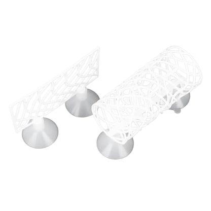 Asixxsix Betta Fish Tunnel, Hollow Design Betta Sleeping Tube Betta Tunnel Swim Tube, Shrimp Guppies Hideout Betta Shelter Toys, Betta Fish Accessories Decorations (White)