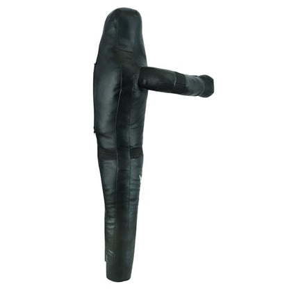 Shaza MMA BJJ Wrestling Throwing Dummy Bag, Durable PU Leather, Unfilled - size: 48 inch | 120 cm