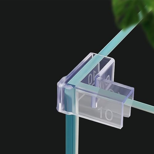 Aquarium Corner Protectors,Transparents Aquariums Corner Protectors for Impacts Resistance Leak and Stability in Homes or Fish Tanks