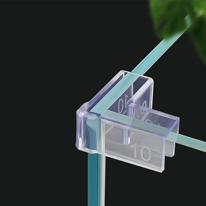 Aquarium Corner Protectors,Transparents Aquariums Corner Protectors for Impacts Resistance Leak and Stability in Homes or Fish Tanks