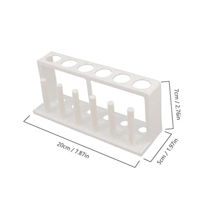Plastic Test Tube Holder Rack Laboratory Organizer for Water Quality Testing Design for Stability for School Science Experiments