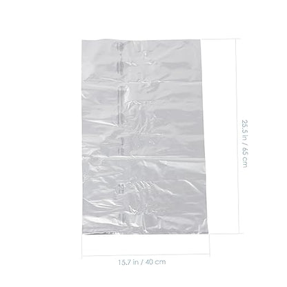 Cabilock 20Pcs Aquarium Fish Wrapping Bags Transparent Pouch for Goldfish Flat Angle Packing Odorless for Tropical Fish Transport